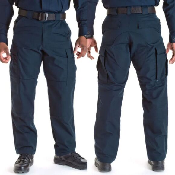 5.11 Tactical Ripstop TDU Navy Blue Cargo Pants Men's Size 2XL/Short (43-47) - Picture 1 of 12